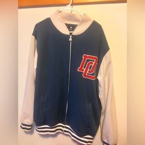 DC skate zip up pullover